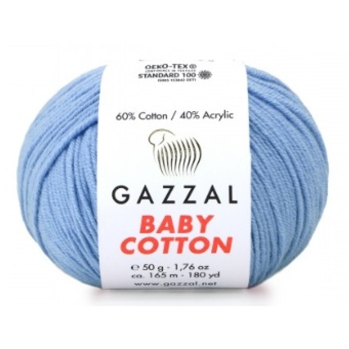 Пряжа Baby Cotton Gazzal – купить недорого по цене: 104руб. винтернет-магазине Pryazha.net