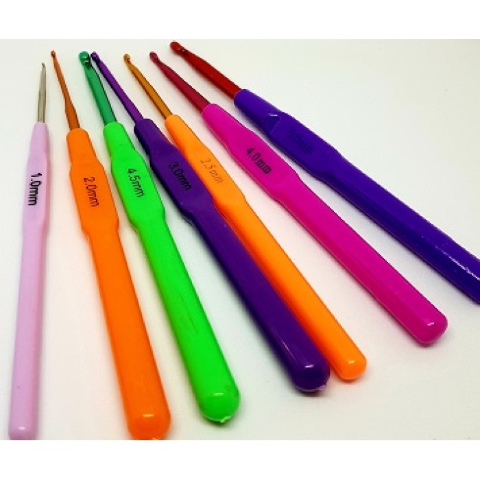Крючки Металлические с Пластиковой Ручкой